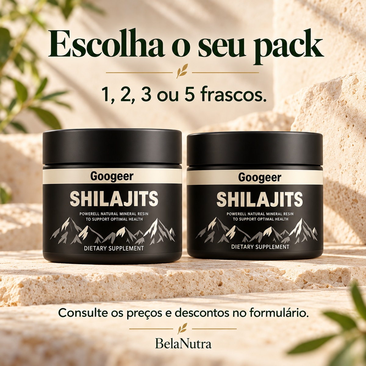 Shilajit 100% Puro 💎 Fonte de Energia Vital do Himalaia