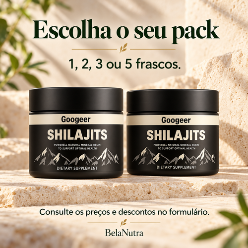 Shilajit 100% Puro 💎 Fonte de Energia Vital do Himalaia