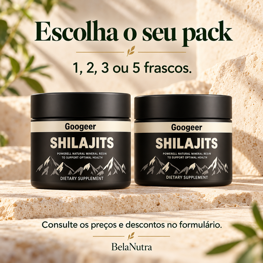 Shilajit 100% Puro 💎 Fonte de Energia Vital do Himalaia